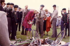 One of the patrol displays - dealing with a cycle accident