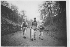 Day hike from Millhead to Warton - Barry Ayre, Tony Bradburn & Frank Walmsley. But who took the photograph?